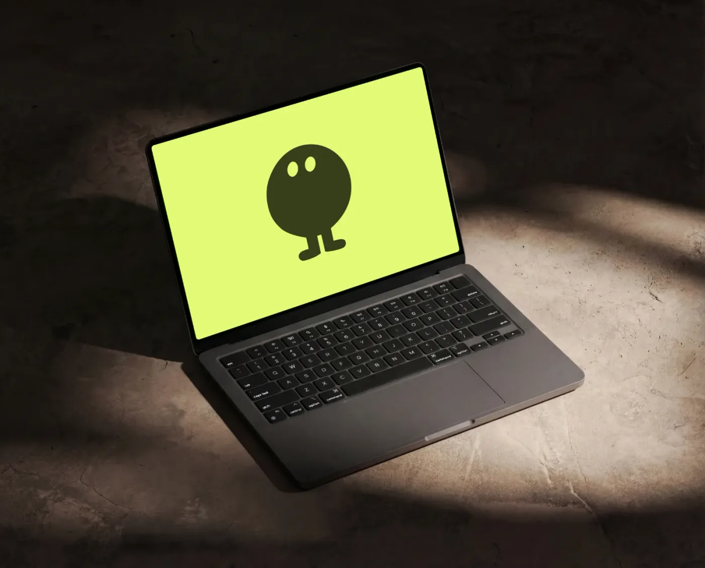 MacBook Pro Dark Brutalist
